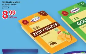 Mlekpol Ser Złoty Mazur Plastry