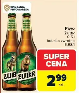 Carrefour Piwo żubr oferta