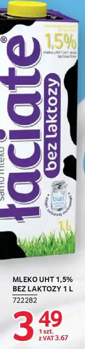 Lactate Mleko UHT 1,5% Bez Laktozy