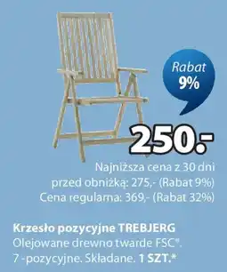 JYSK Krzesło pozycyjne TREBJERG oferta