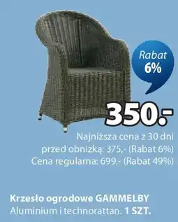 JYSK Krzesło ogrodowe GAMMELBY oferta