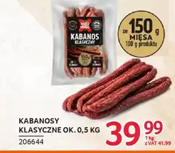Selgros Marki mięsne Kabanosy Klasyczne oferta