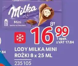 Selgros Milka Lody Mini Rożki oferta