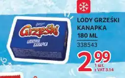 Selgros Grześki Lody Kanapka oferta