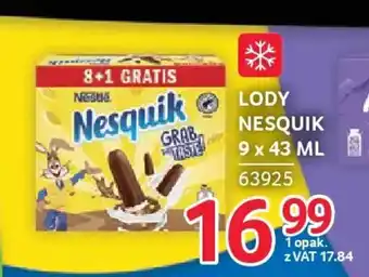 Selgros Lody Nesquik oferta
