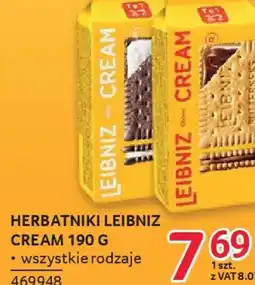 Selgros Leibniz Herbatniki Cream oferta