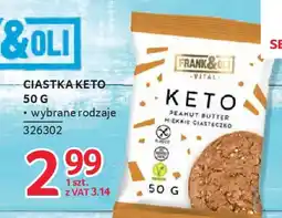Selgros Frank & oli ciastka keto Peanut Butter Miękkie Ciasteczko oferta