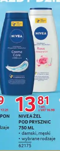 Selgros Nivea żel pod prysznic oferta