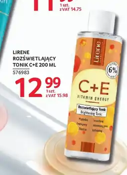 Selgros Lirene Rozświetlający Tonik c+e Vitamin Energy oferta