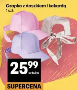 Delikatesy Centrum Czapka z daszkiem i kokardą oferta