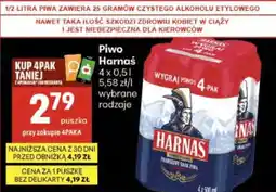 Delikatesy Centrum Piwo Harnaś oferta