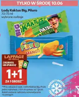 Delikatesy Centrum Lody Kaktus Big, Piluro 70-75 ml wybrane rodzaje oferta