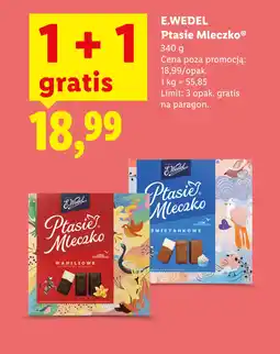 Lidl E.Wedel Ptasie Mleczko oferta