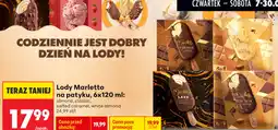 Biedronka Lody Marletto na patyku oferta
