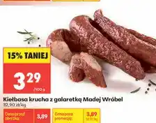 Biedronka Kiełbasa krucha z galaretką Madej Wróbel oferta