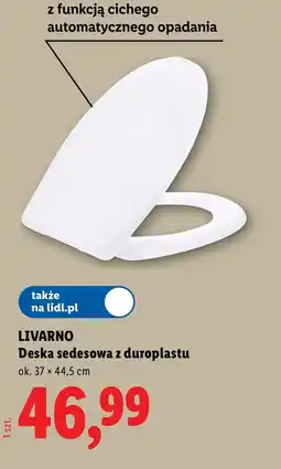 Lidl Deska sedesowa Livarno oferta