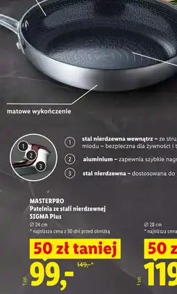 Lidl Patelnia Masterpro oferta