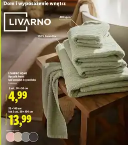 Lidl Ręcznik Livarno oferta
