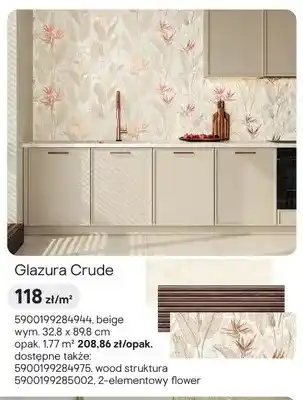Castorama Glazura Tubądzin Crude beige 32,8x89,8cm oferta