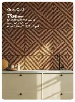 Castorama Gres Cedi wood wym. 60x60cm oferta