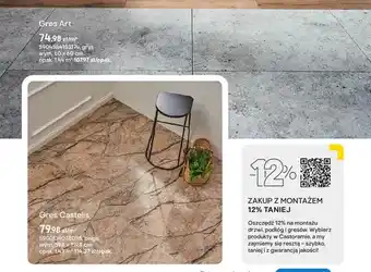 Castorama Gres Art grys 60x60cm Paradyż oferta