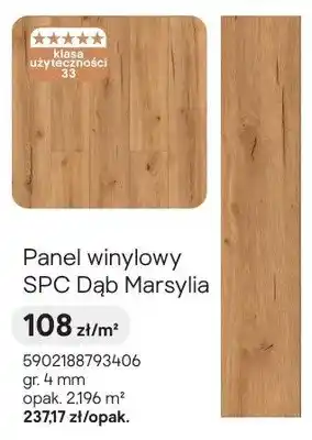 Castorama Panel winylowy SPC Dąb Marsylia gr. 4mm oferta