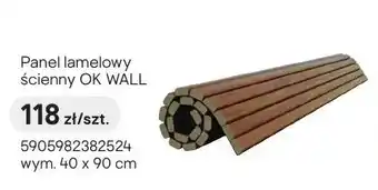 Castorama Panel lamelowy ścienny OK WALL wym. 40x90cm oferta