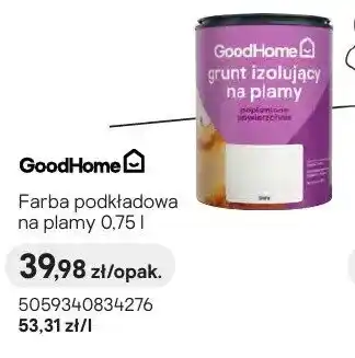 Castorama Farba podkładowa na plamy GoodHome oferta