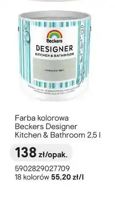 Castorama Farba kolorowa Beckers Designer Kitchen & Bathroom oferta