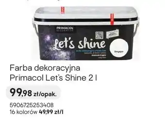 Castorama Farba dekoracyjna Primacol Let's Shine oferta
