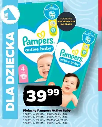 Netto Pieluchy Pampers oferta