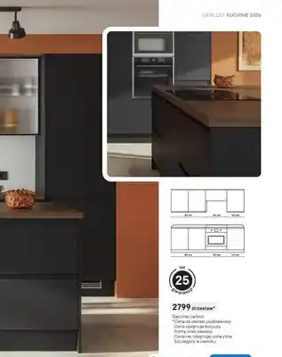 Castorama Zestaw mebli kuchennych Garcinia carbon oferta