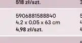 Castorama Obrzeże ABS Cori stone 4,2x0,05x63cm oferta