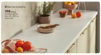 Castorama Blat laminowany 62x3,8x300cm white matt oferta