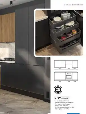 Castorama Zestaw podstawowy Levanna orzech włoski oferta