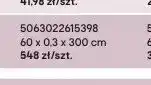 Castorama Ścianka przyblatowa Black terra 60x0,3x300cm oferta