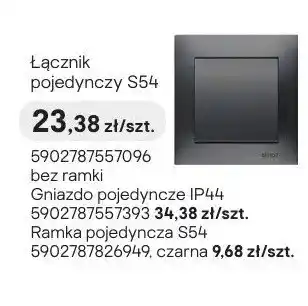 Castorama Łącznik pojedynczy S54 bez ramki oferta
