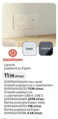 Castorama Łącznik pojedynczy Jacobsen Espen bez ramki oferta
