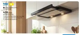 Castorama Okap teleskopowy beko HNT62210B oferta