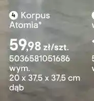 Castorama Korpus Atomia wym. 20x37,5x37,5cm dąb oferta