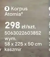 Castorama Korpus Atomia wym. 58x225x50cm kaszmir oferta