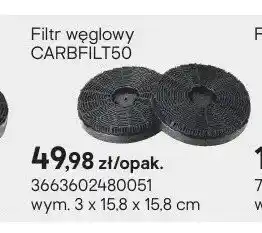 Castorama Filtr węglowy CARBFILT50 wym. 3x15,8x15,8cm oferta