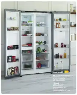 Castorama Lodówkozamrażarka wolnostojąca GoodHome GH90SBSEU oferta