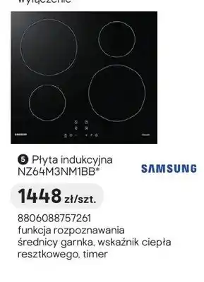 Castorama Płyta indukcyjna Samsung NZ64M3NM1BB oferta