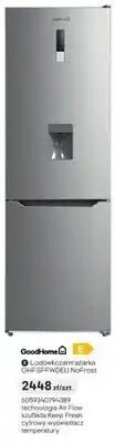 Castorama Lodówkozamrażarka GoodHome GHFSFFWDEU NoFrost oferta
