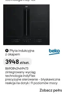 Castorama Płyta indukcyjna z okapem Beko oferta