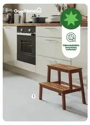 Castorama Taboret ze schodkiem Rozela GoodHome oferta
