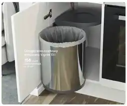 Castorama Okrągły kosz szafkowy wysuwany Vigote 13l śr. 29cm oferta