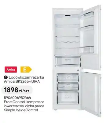 Castorama Lodówkozamrażarka Amica BK3265.4UIAA oferta
