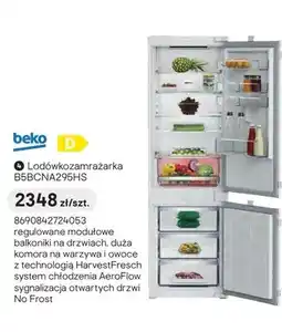 Castorama Lodówkozamrażarka beko B5BCNA295HS oferta